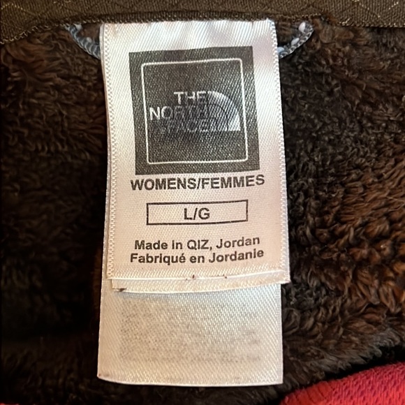 The North Face Women's Fleece Sweater Brown 1/4‎ Zip Pullover Sweater Size Large - Picture 4 of 6